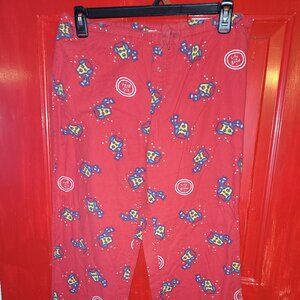 Life is Good Christmas Pajama Pants * Winter Holiday Pajamas with Dog Small